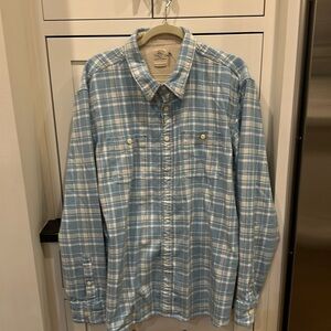 Faherty cotton long sleeve Men’s shirt, size XL